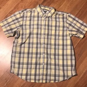 Yellow Plaid Button Down